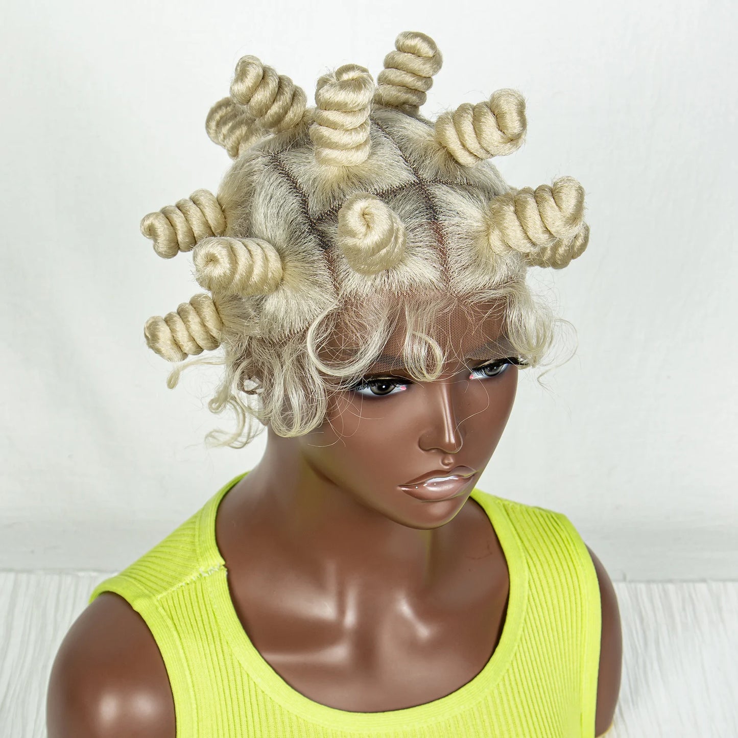 Full Lace Knotless Box Braided Crochet Twist Braiding Hair Wig