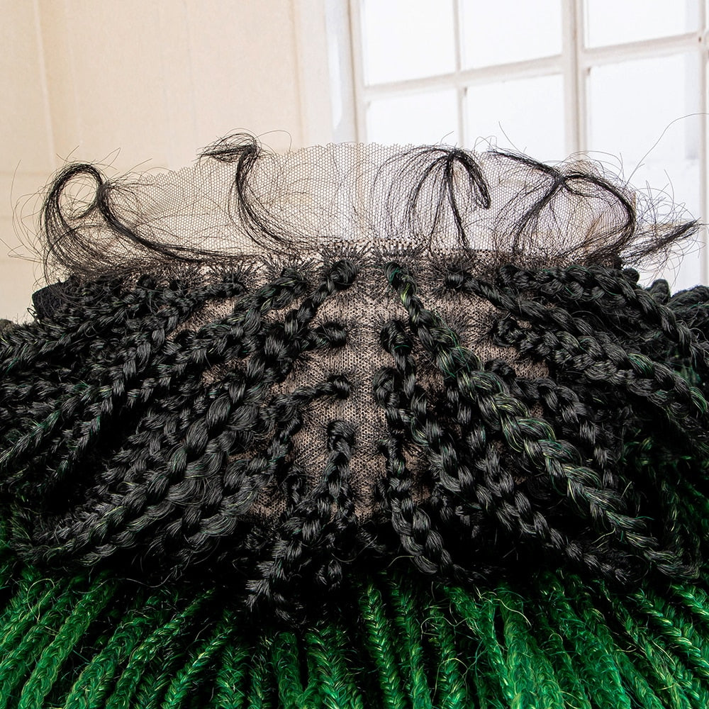Synthetic 9x6 Lace Frontal Braided Wigs - Supreme Lush Hair