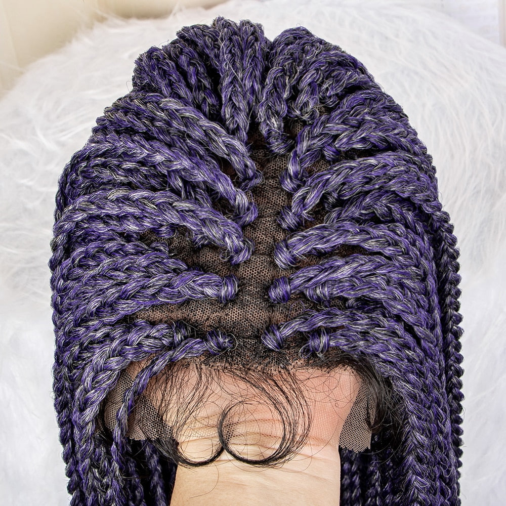 Synthetic 9x6 Lace Frontal Braided Wigs - Supreme Lush Hair