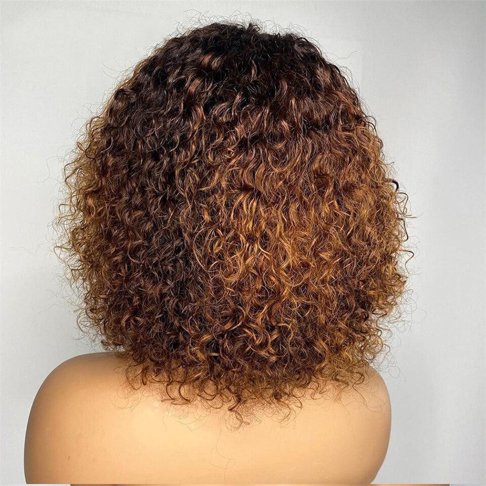 Short Bob Pixie Cut Human Hair With Bangs - Supreme Lush Hair