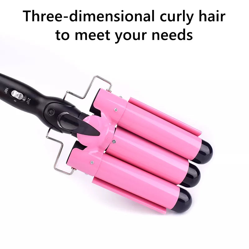 Professional Hair Curling Iron Ceramic Triple Barrel Hair Curler Irons Hair Wave Waver Styling Tools Hair Styler Wand