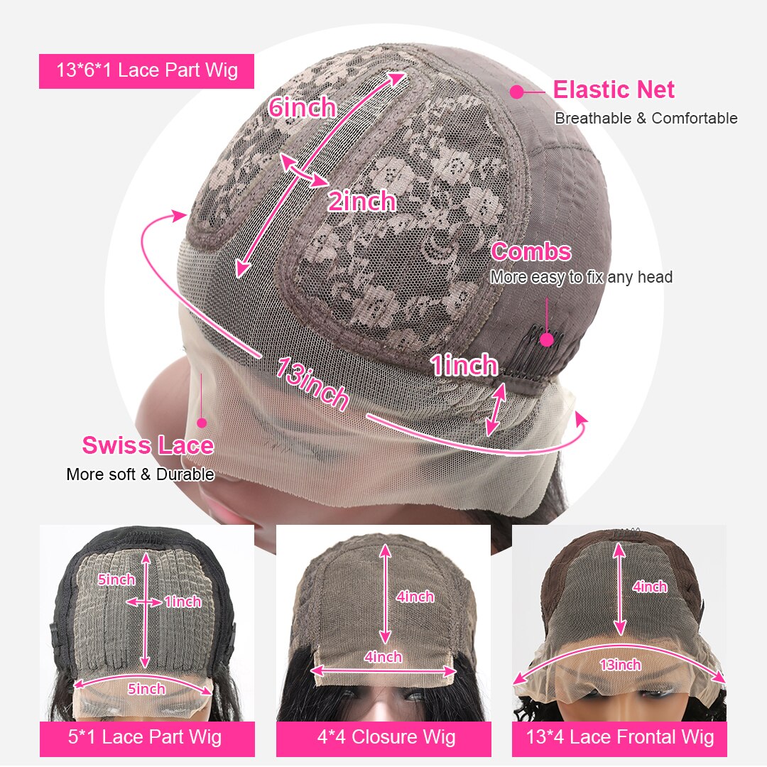 Water Wave Lace Frontal Human Hair Wigs - Supreme Lush Hair
