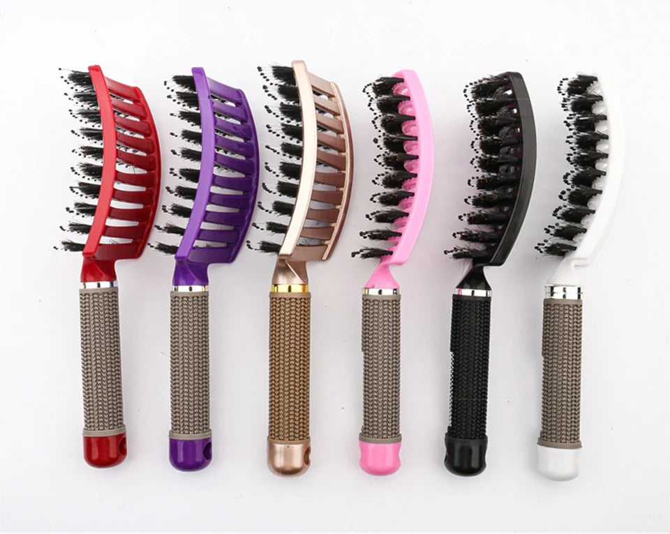 Hair Scalp Massage Comb Wet Curly Detangle Hair Brush Styling Tool