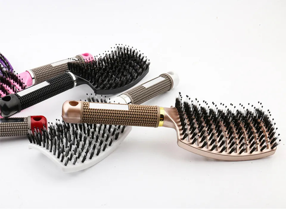 Hair Scalp Massage Comb Wet Curly Detangle Hair Brush Styling Tool