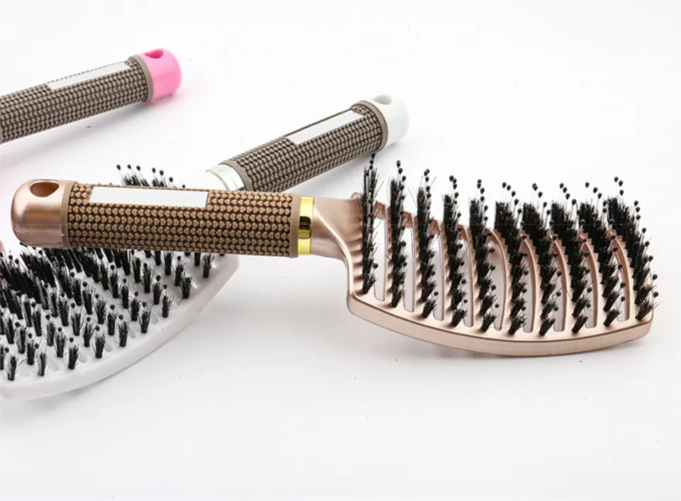 Hair Scalp Massage Comb Wet Curly Detangle Hair Brush Styling Tool