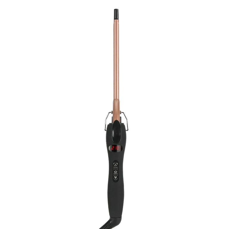 professional 9mm curling iron Hair waver Pear Flower Cone Ceramic curling wand