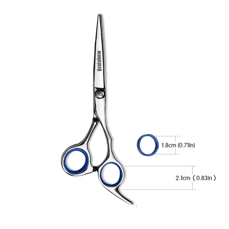 Hair Cutting Thinning Styling Tool Comb Scissors Stainless Steel
