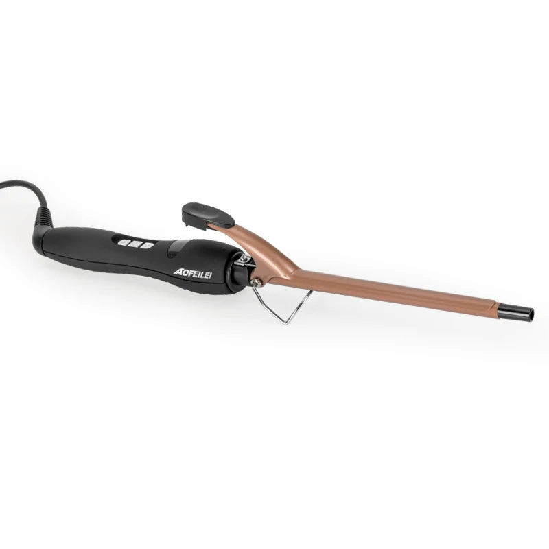 professional 9mm curling iron Hair waver Pear Flower Cone Ceramic curling wand