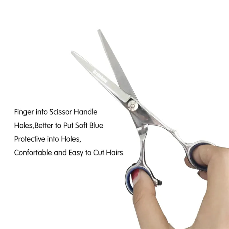 Hair Cutting Thinning Styling Tool Comb Scissors Stainless Steel