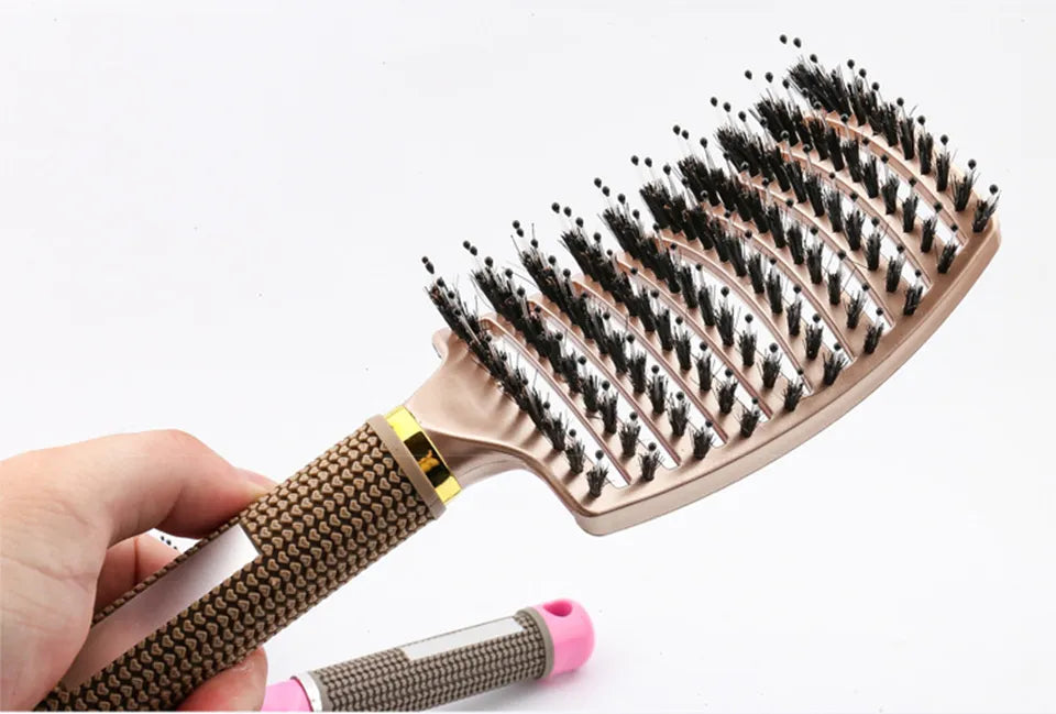Hair Scalp Massage Comb Wet Curly Detangle Hair Brush Styling Tool