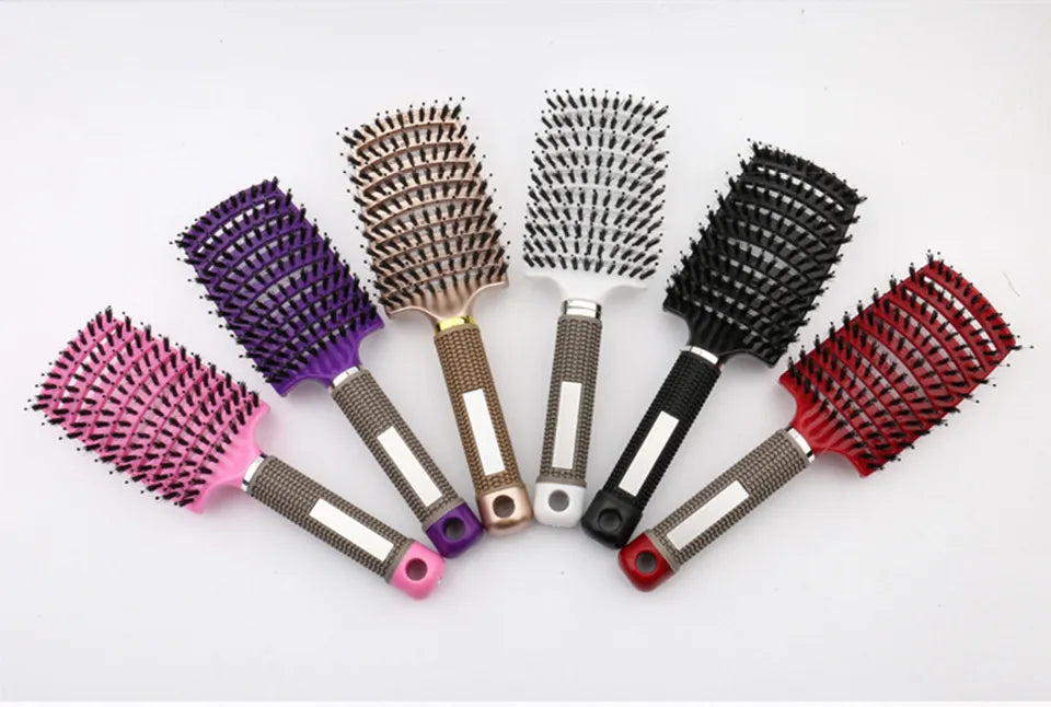 Hair Scalp Massage Comb Wet Curly Detangle Hair Brush Styling Tool
