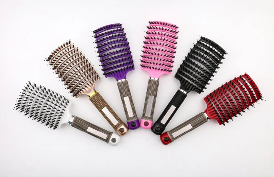 Hair Scalp Massage Comb Wet Curly Detangle Hair Brush Styling Tool