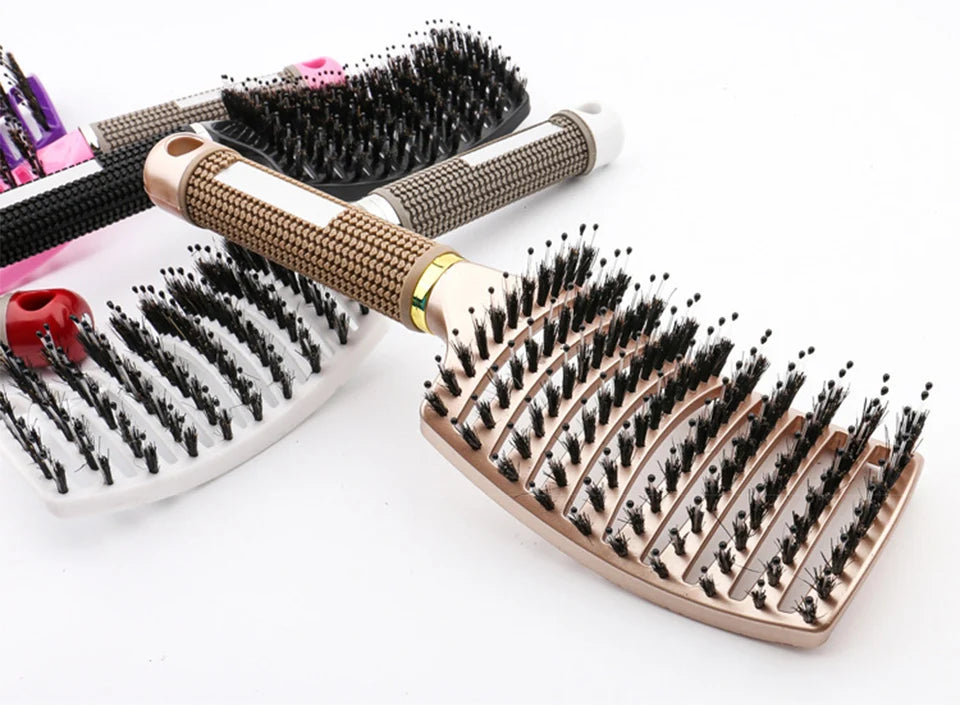 Hair Scalp Massage Comb Wet Curly Detangle Hair Brush Styling Tool
