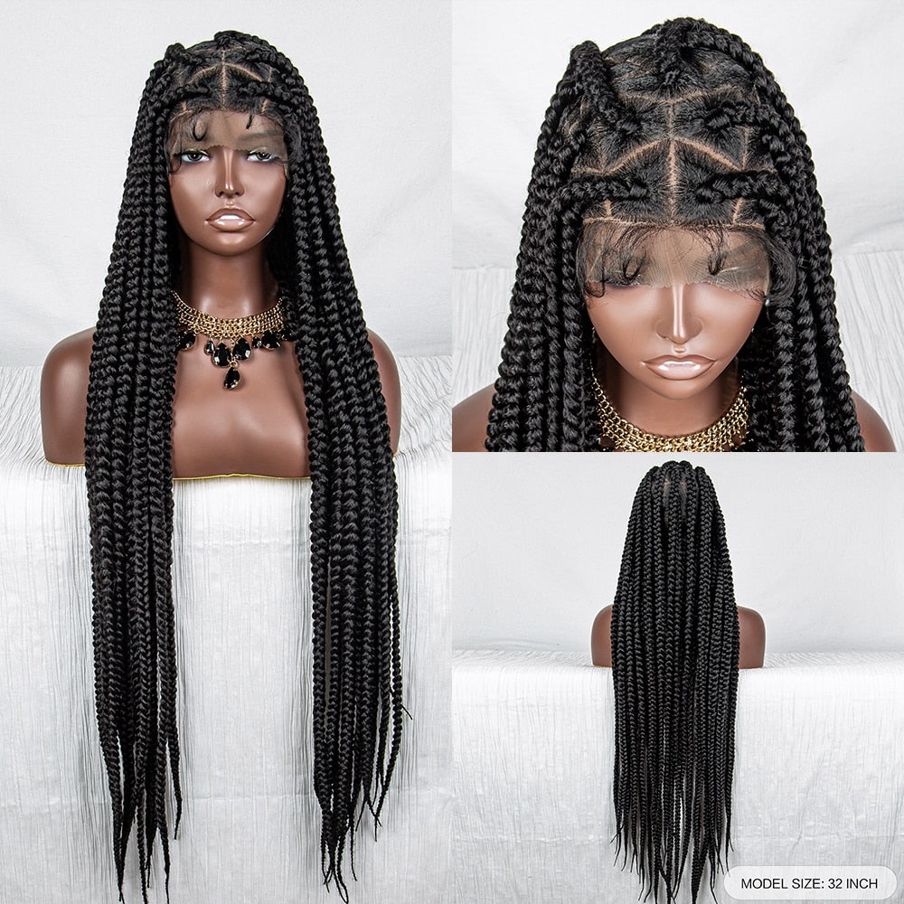 Braided Full Lace Lace Wig Box Braids - Supreme Lush Hair