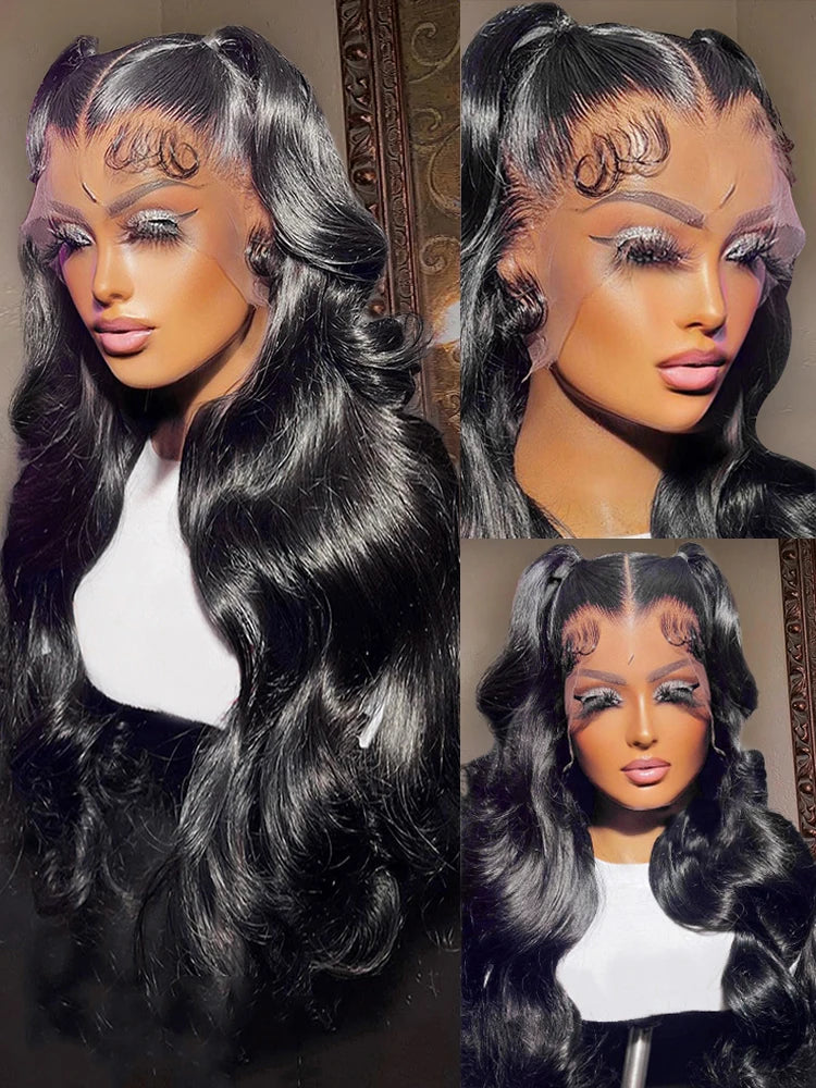 Brazilian Loose Water Wave Pre Plucked Lace Frontal Wig - Supreme Lush Hair