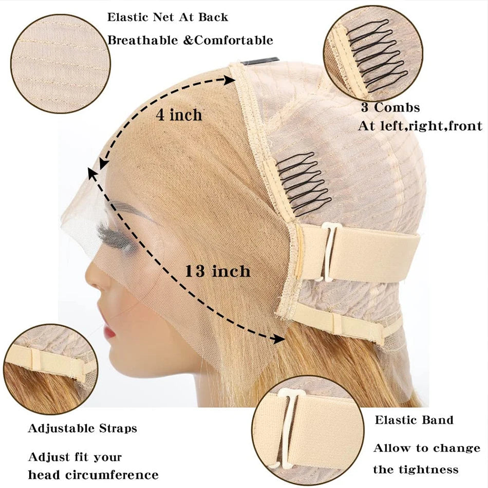 Lace Front Wigs For Women Pre Plucked 210% Density
