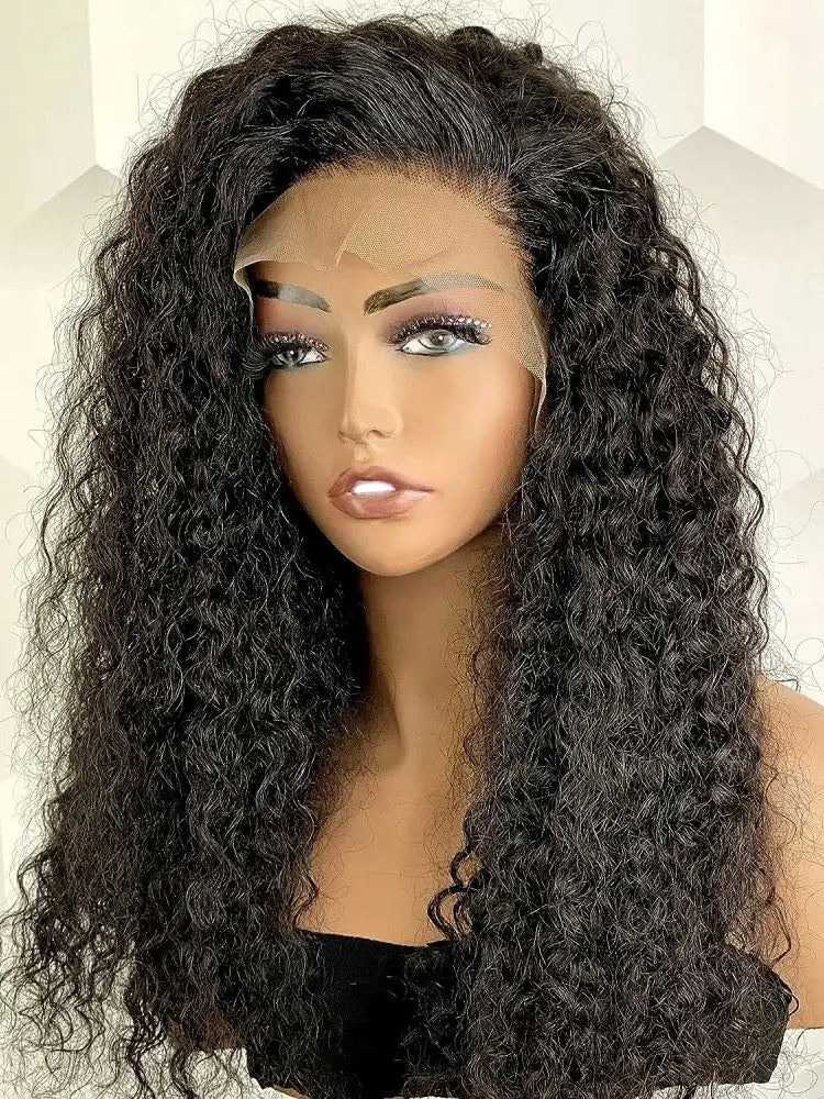 Deep Wave Glue less Lace Front Wigs