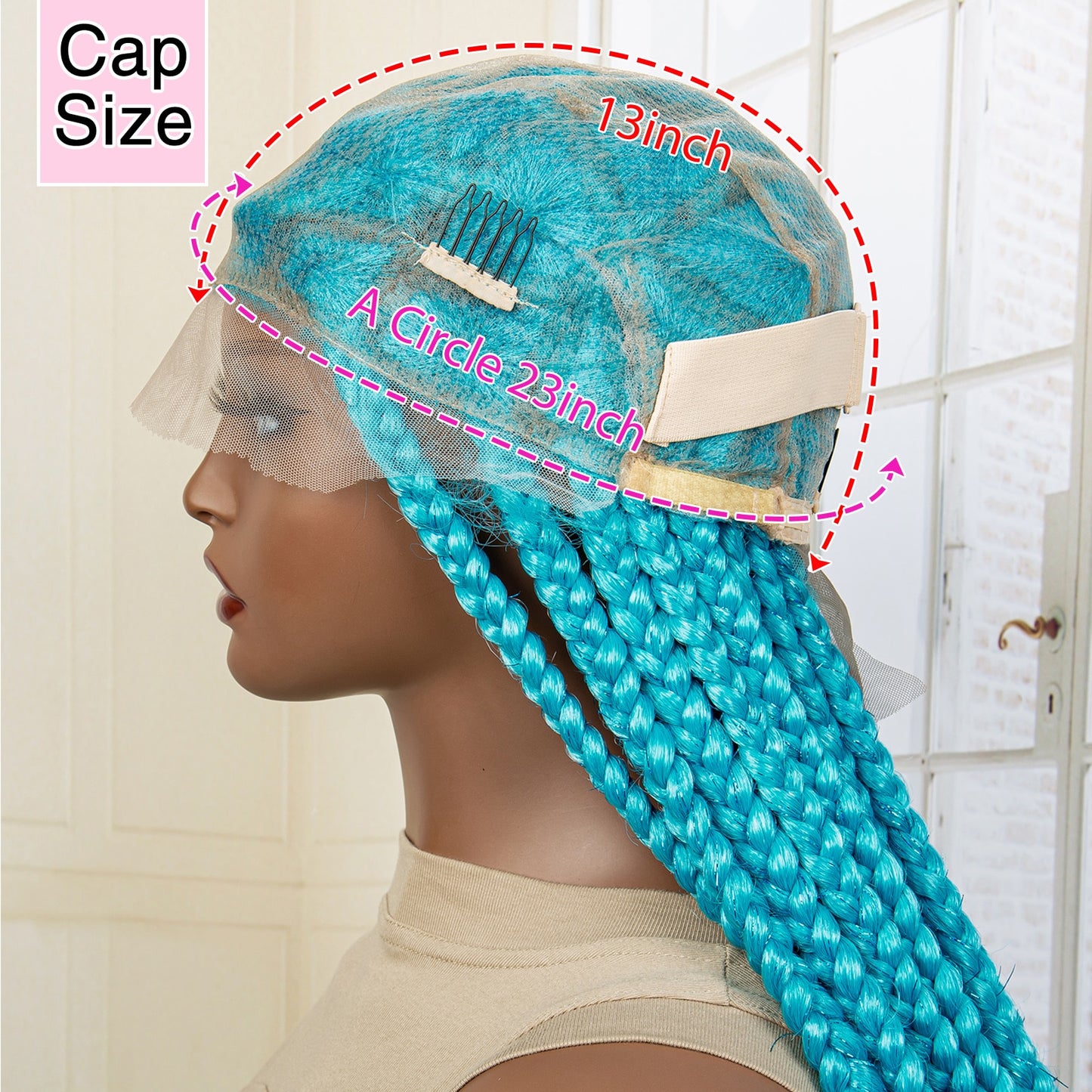 Full Lace Cornrow Box Braids Wigs - Supreme Lush Hair