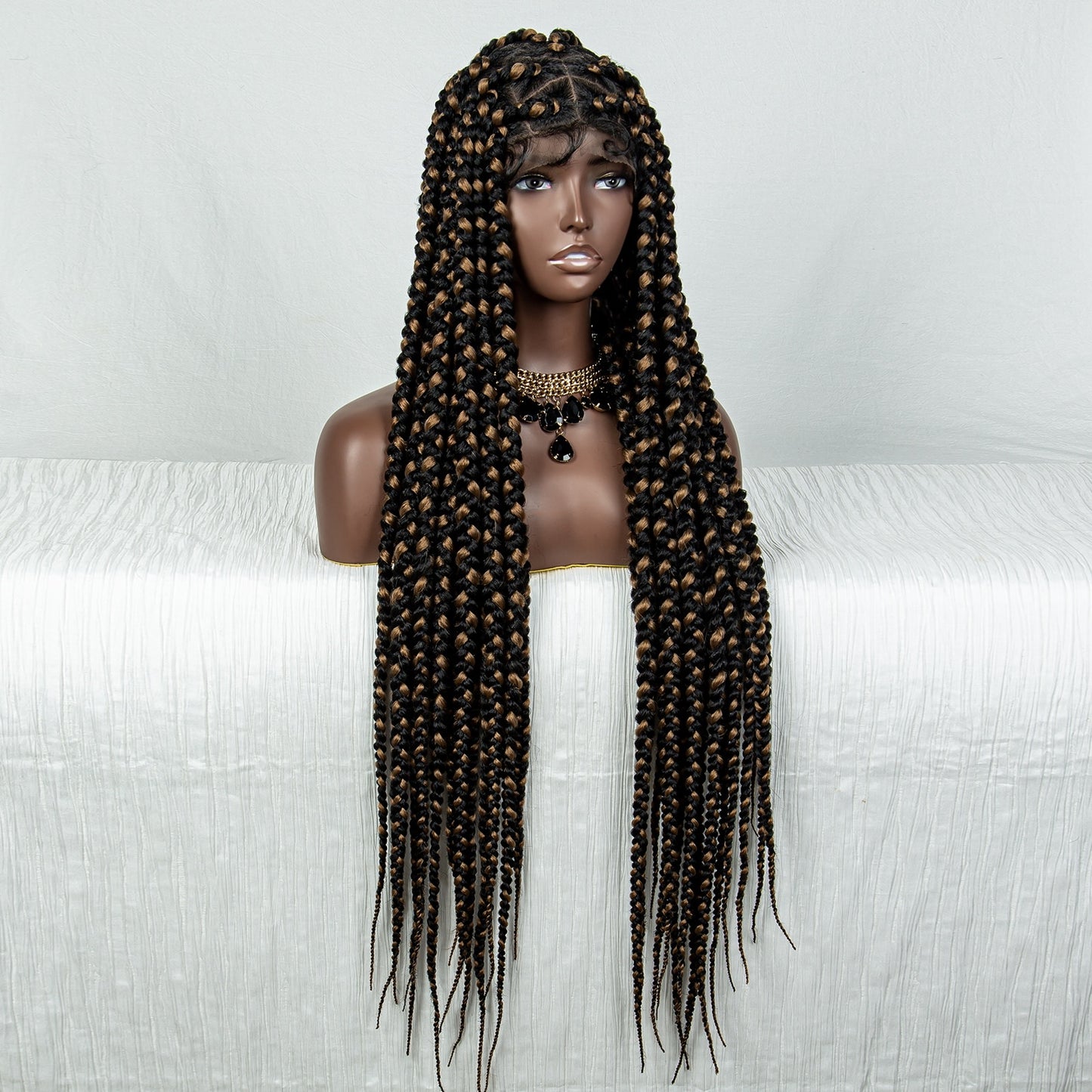 Braided Full Lace Lace Wig Box Braids - Supreme Lush Hair