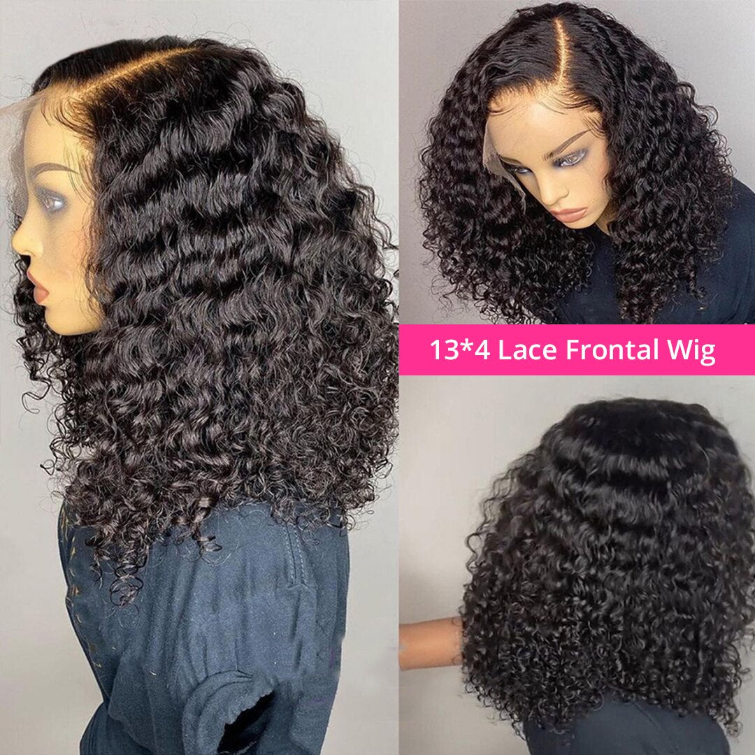 Water Wave Lace Frontal Human Hair Wigs - Supreme Lush Hair