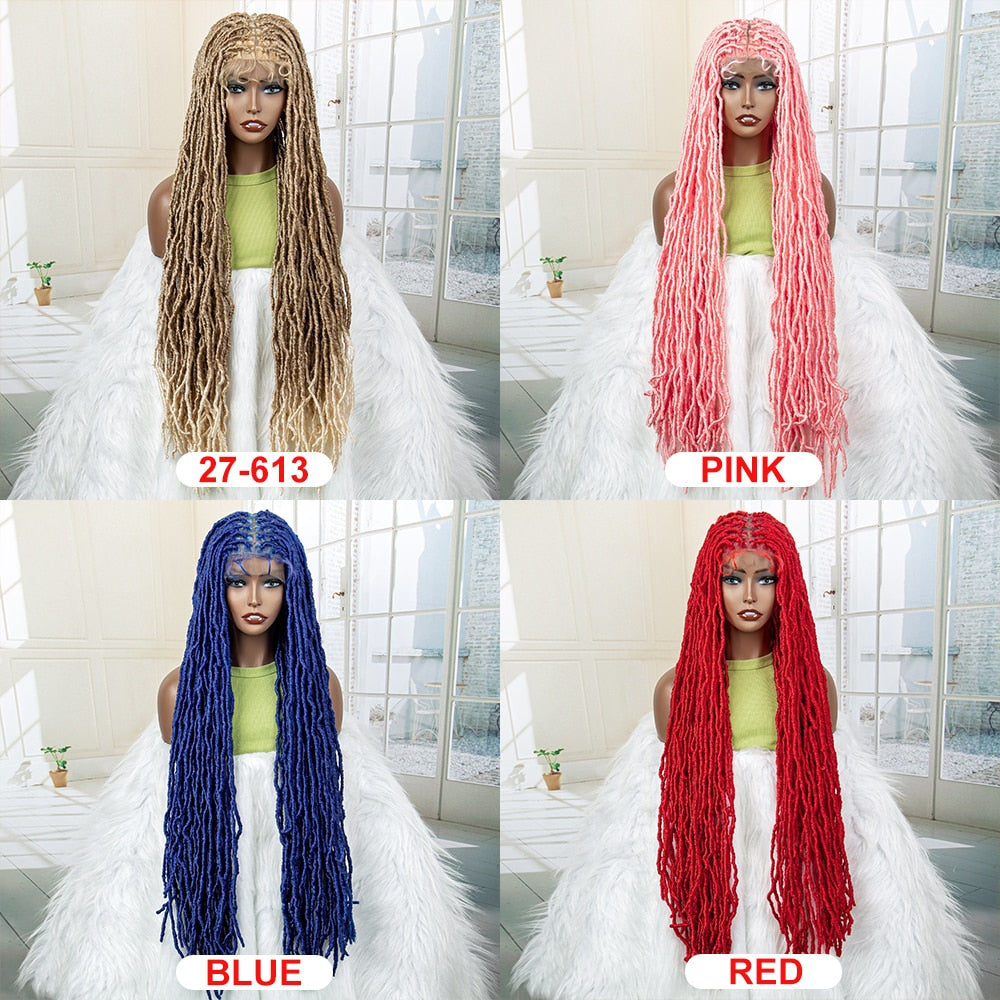Lace Knotless Dreadlock Synthetic Full Lace Frontal Wigs - Supreme Lush Hair
