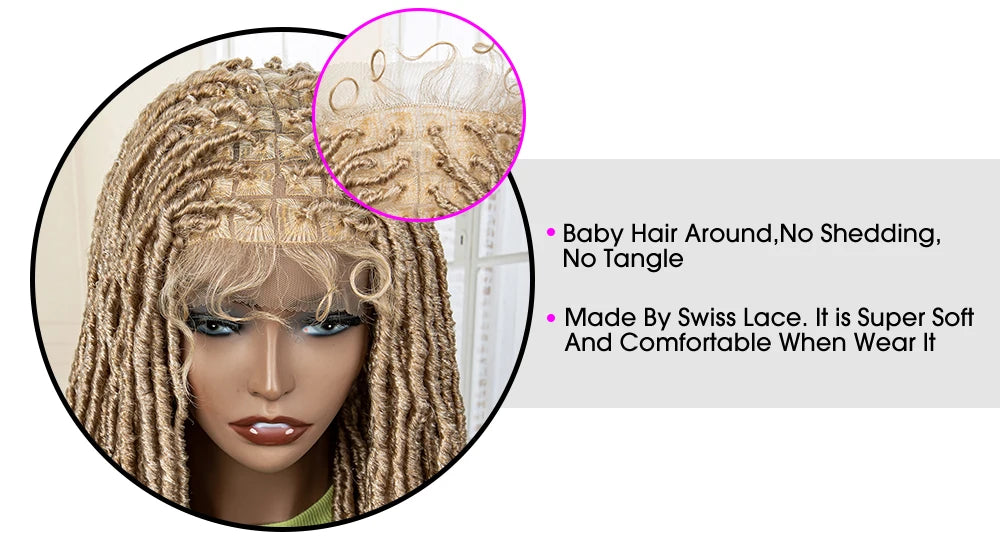 Dreadlock Braided Synthetic Full Lace 36 Inches - Supreme Lush Hair