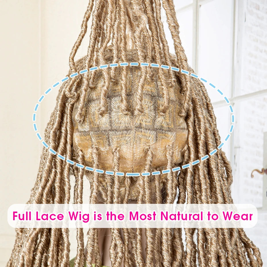 Dreadlock Braided Synthetic Full Lace 36 Inches - Supreme Lush Hair