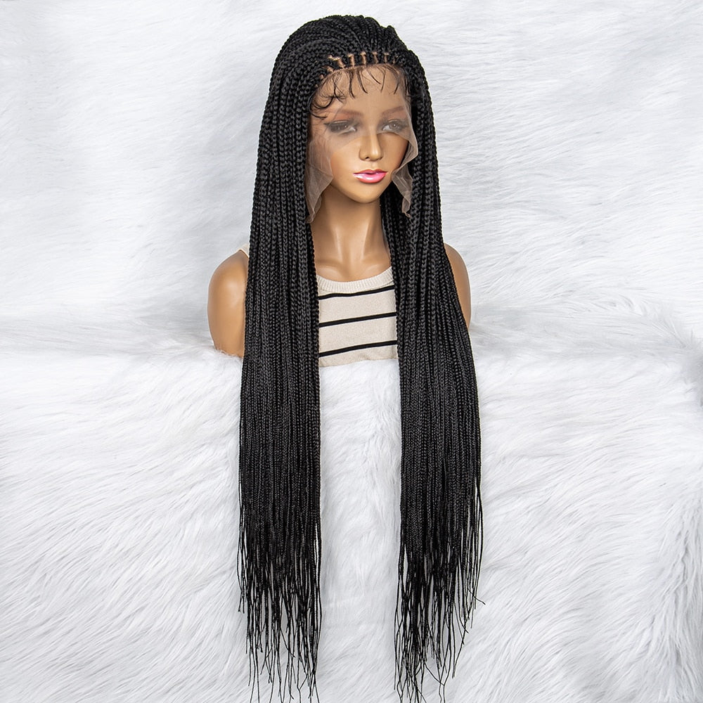 Synthetic Lace Front Knotless Box Braids 13x6 Lace Front Braids - Supreme Lush Hair