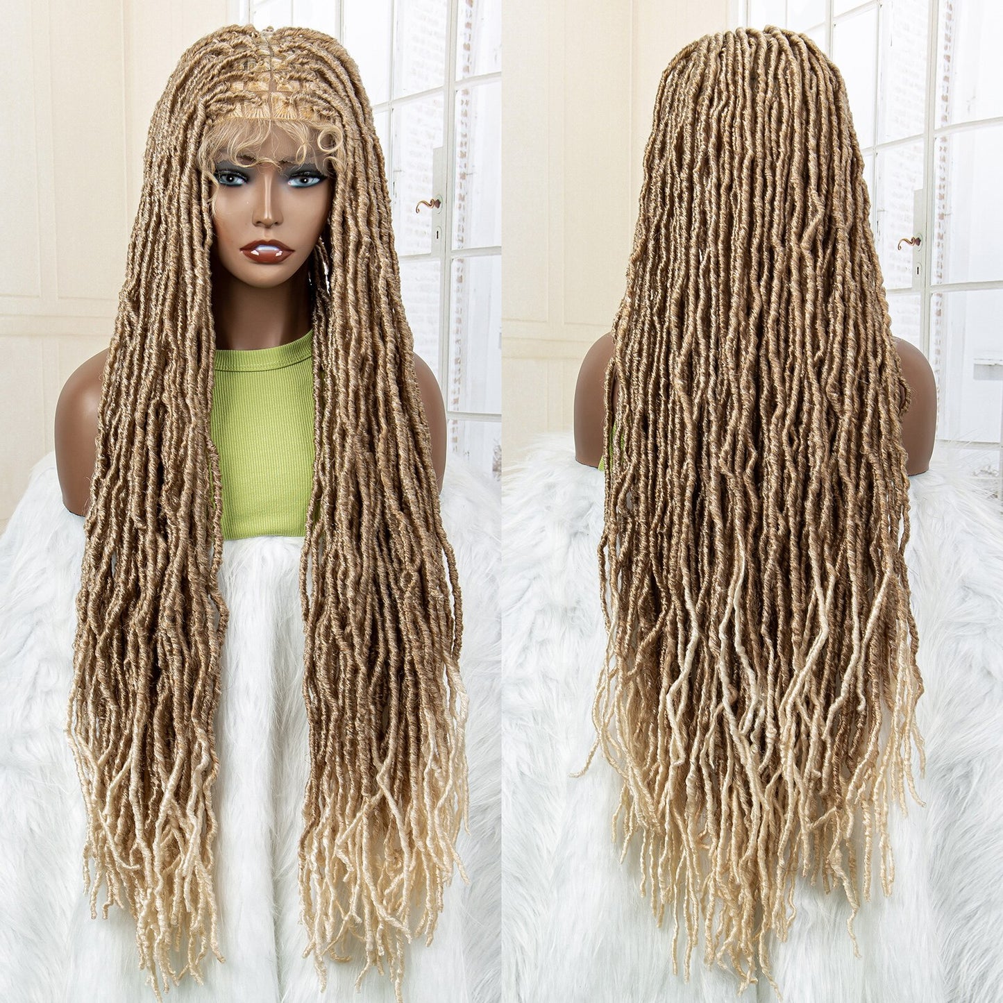 Lace Knotless Dreadlock Synthetic Full Lace Frontal Wigs - Supreme Lush Hair