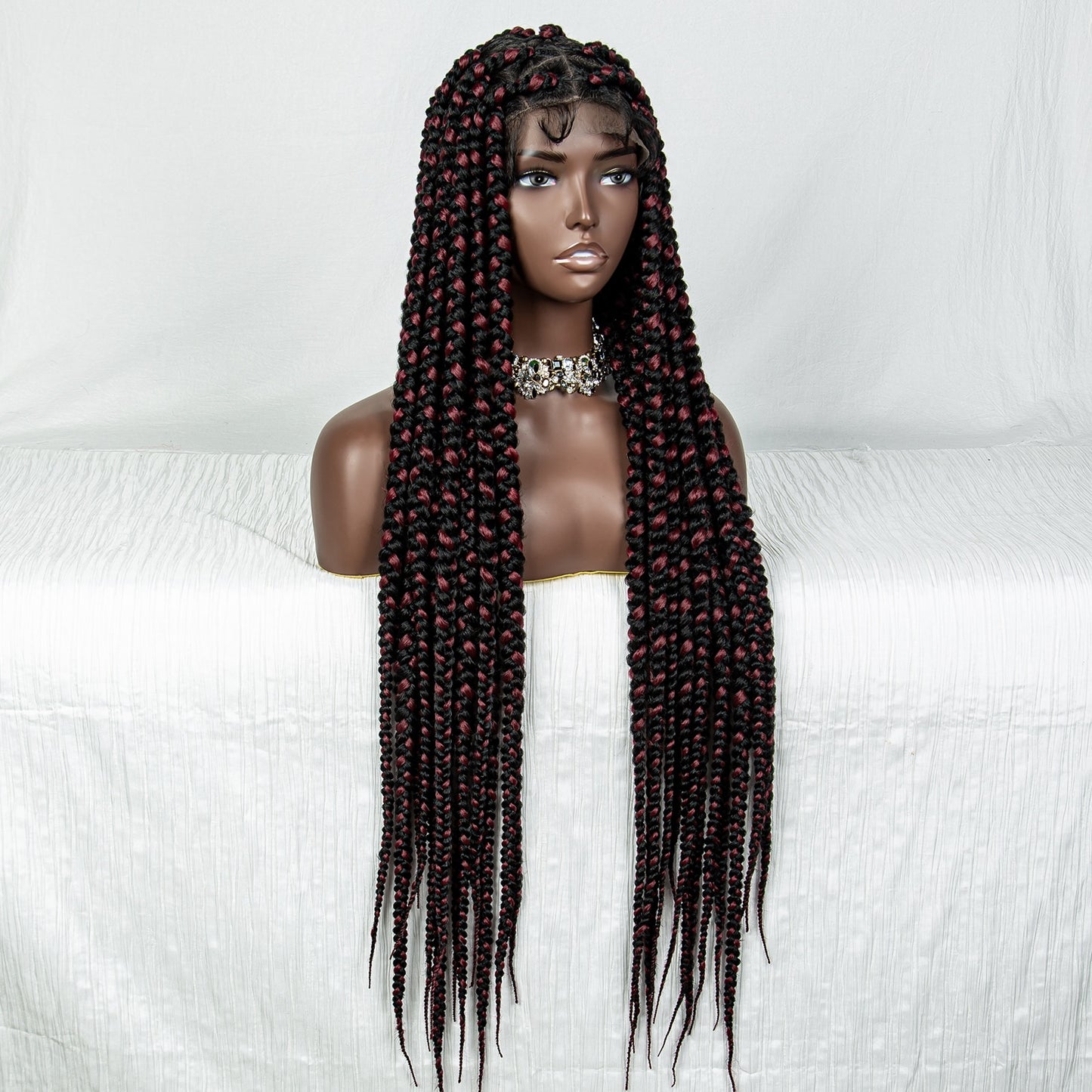 Braided Full Lace Lace Wig Box Braids - Supreme Lush Hair