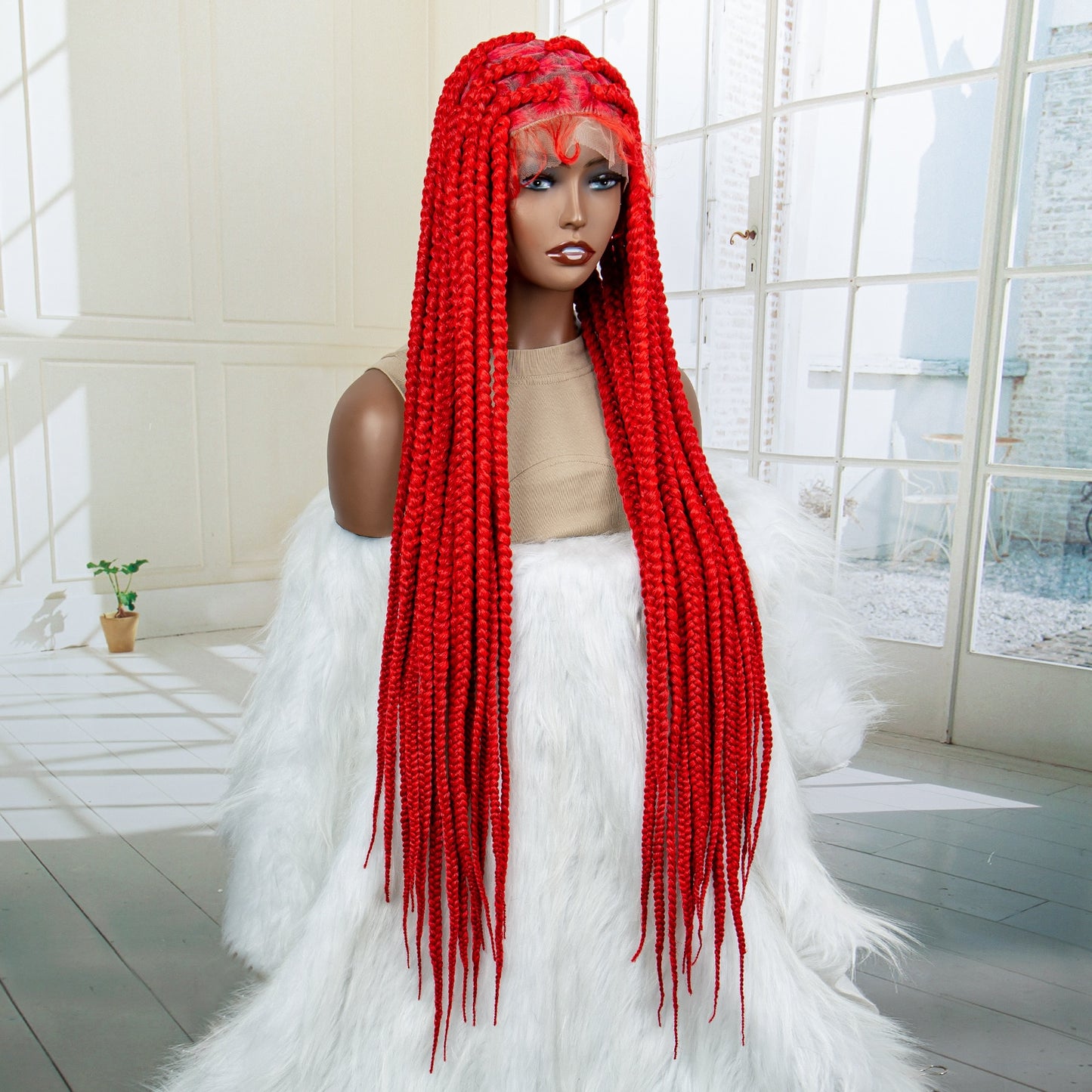 Full Lace Cornrow Box Braids Wigs - Supreme Lush Hair