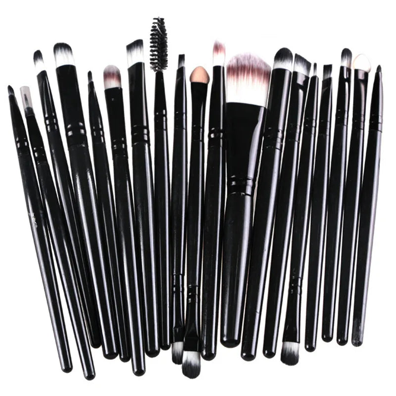 20Pcs Makeup Brush Set Beauty Makeup Concealer Brush Blush Loose Powder Brush Highlighter Foundation Eye Shadow Brush Tools
