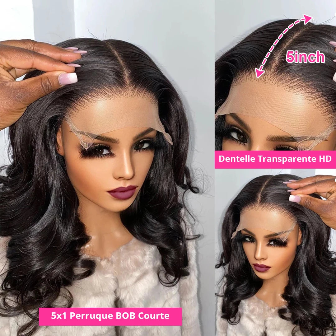 Short Bob Pre Plucked With Baby Hair Human Hair - Supreme Lush Hair