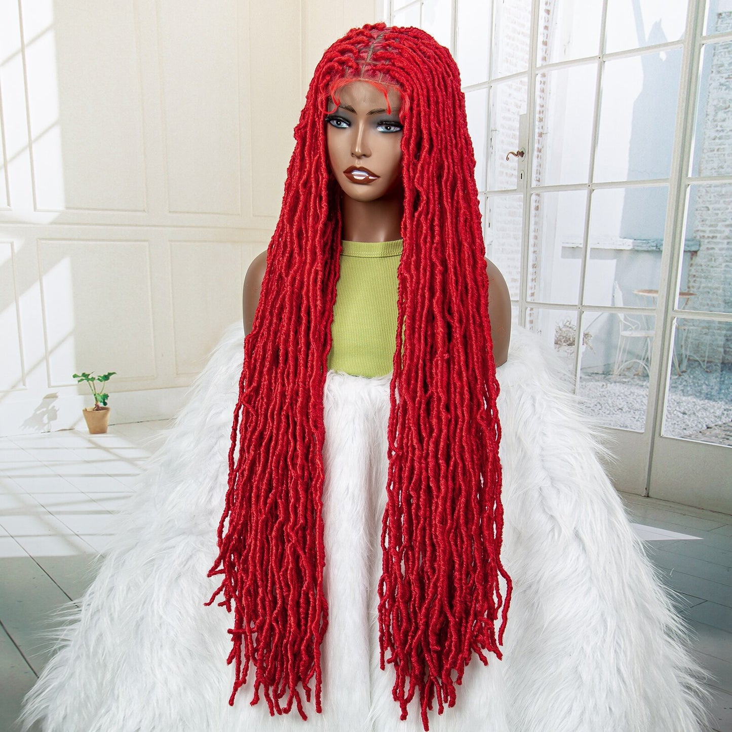 Lace Knotless Dreadlock Synthetic Full Lace Frontal Wigs - Supreme Lush Hair
