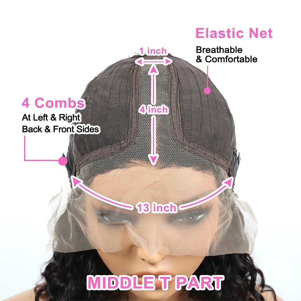 Highlight Wig Human Hair Straight Lace Front Brazilian Short Bob