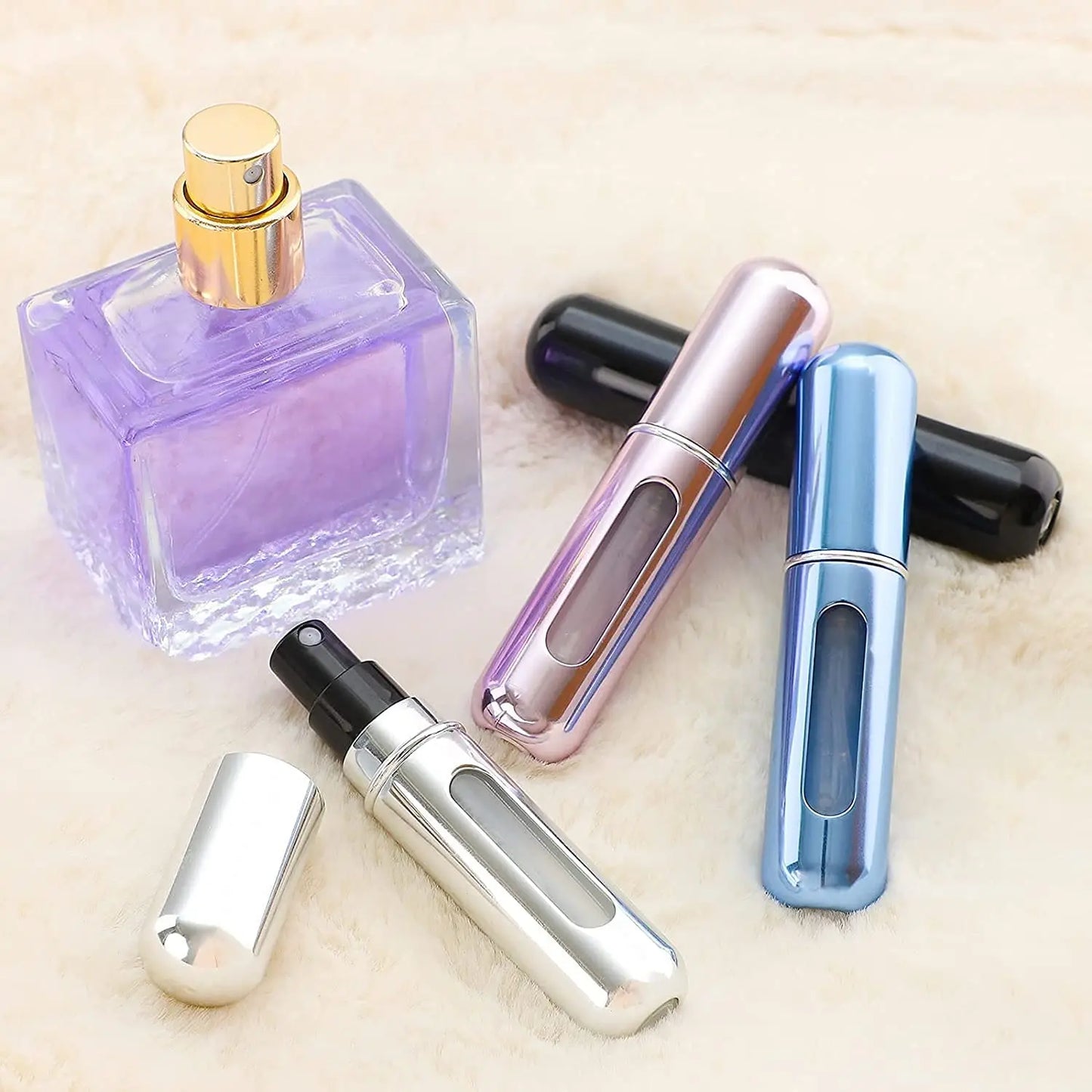 8/5ml Perfume Atomizer Portable Liquid Container For Cosmetics Traveling Mini Spray Empty Refillable Bottle