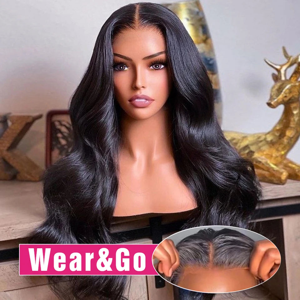 Body Wave 6x4 5x5 Wear Go Glueless Brazilian Human Hair