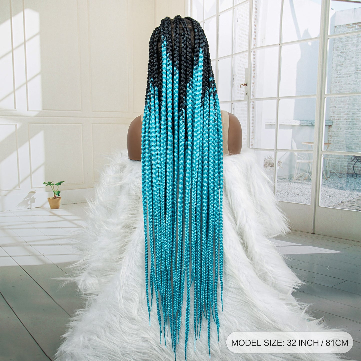 Full Lace Cornrow Box Braids Wigs - Supreme Lush Hair