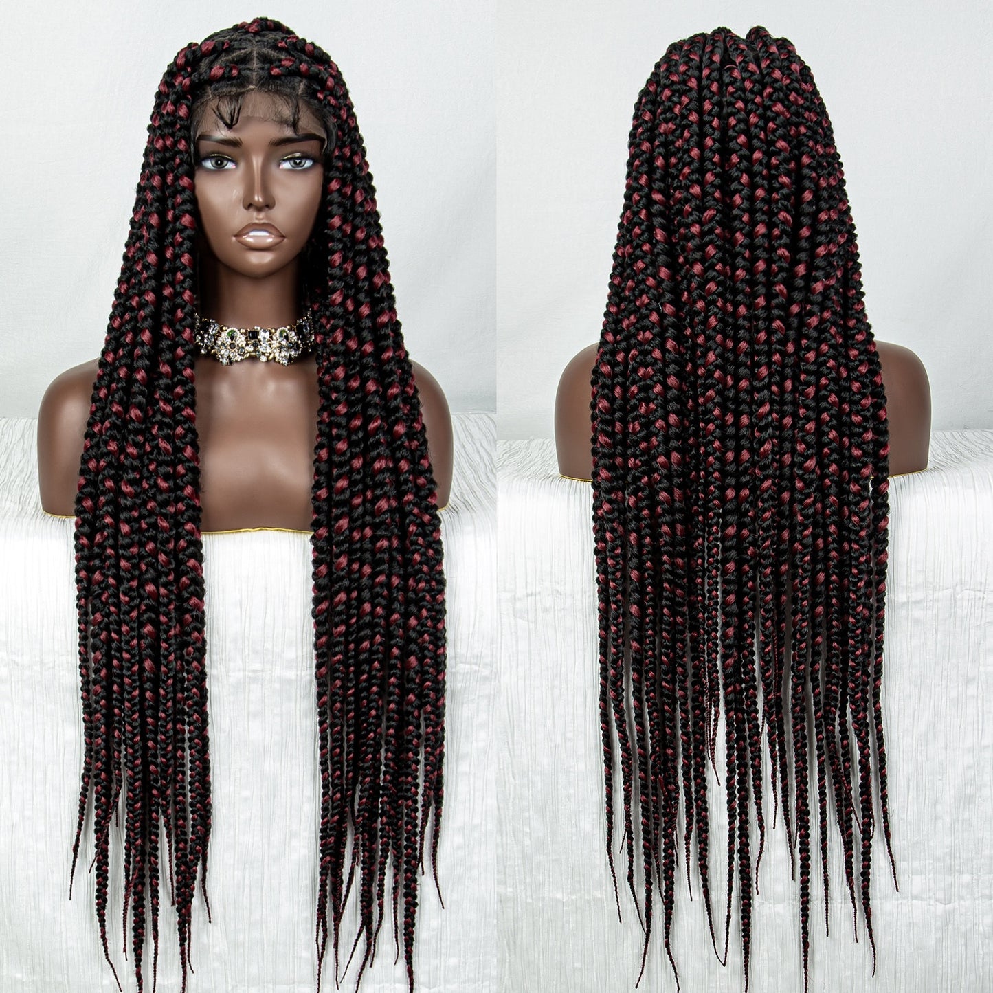 Braided Full Lace Lace Wig Box Braids - Supreme Lush Hair