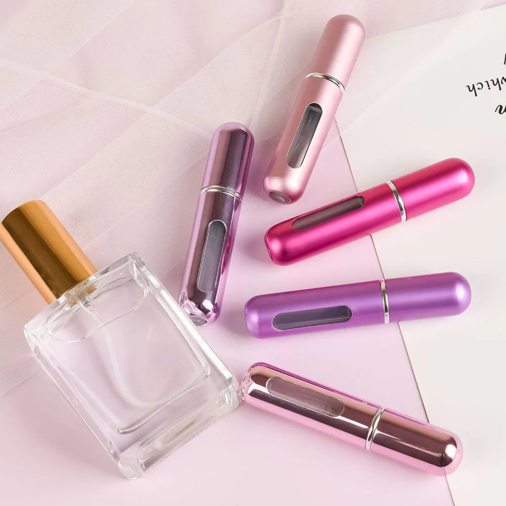 8/5ml Perfume Atomizer Portable Liquid Container For Cosmetics Traveling Mini Spray Empty Refillable Bottle