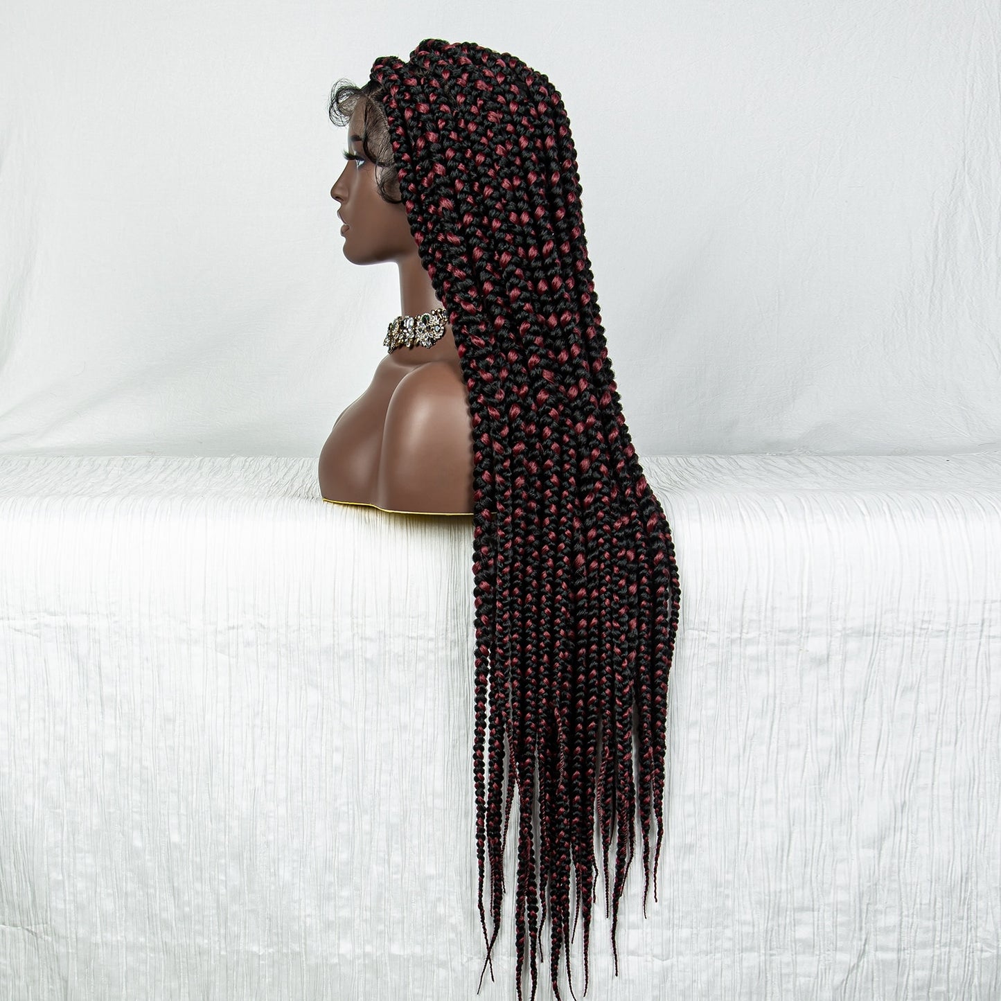 Braided Full Lace Lace Wig Box Braids - Supreme Lush Hair