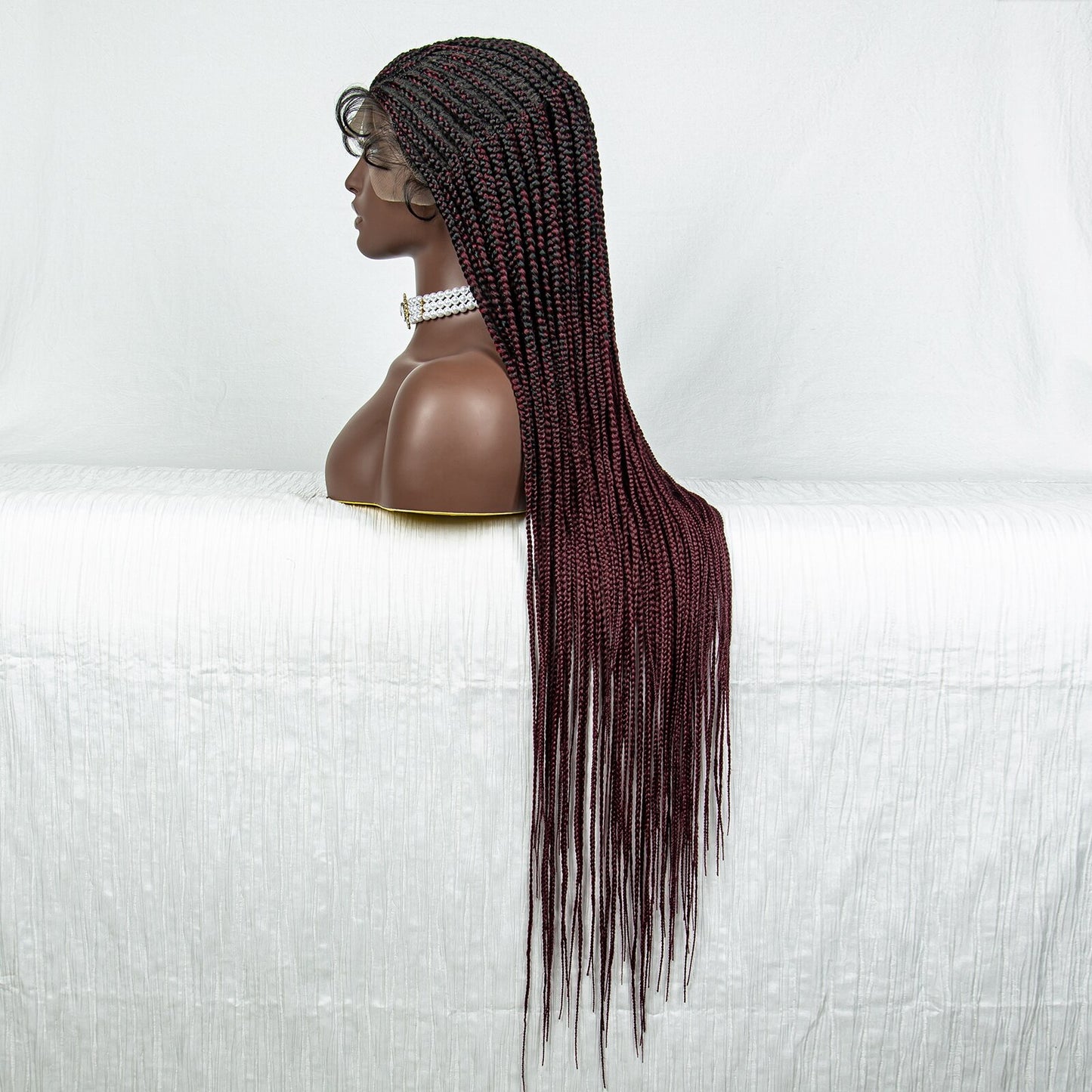 Lace Front Braided Long Cornrow Synthetic Box Braids - Supreme Lush Hair