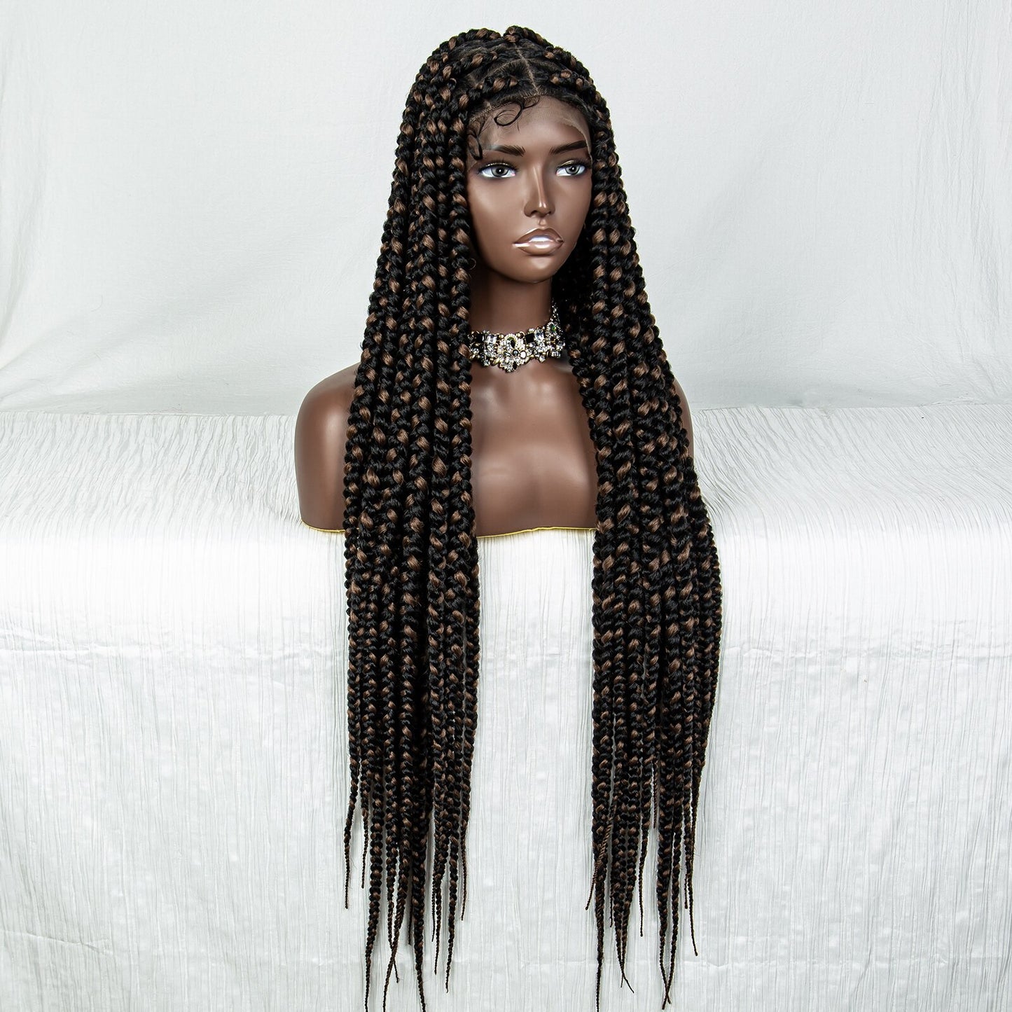 Braided Full Lace Lace Wig Box Braids - Supreme Lush Hair