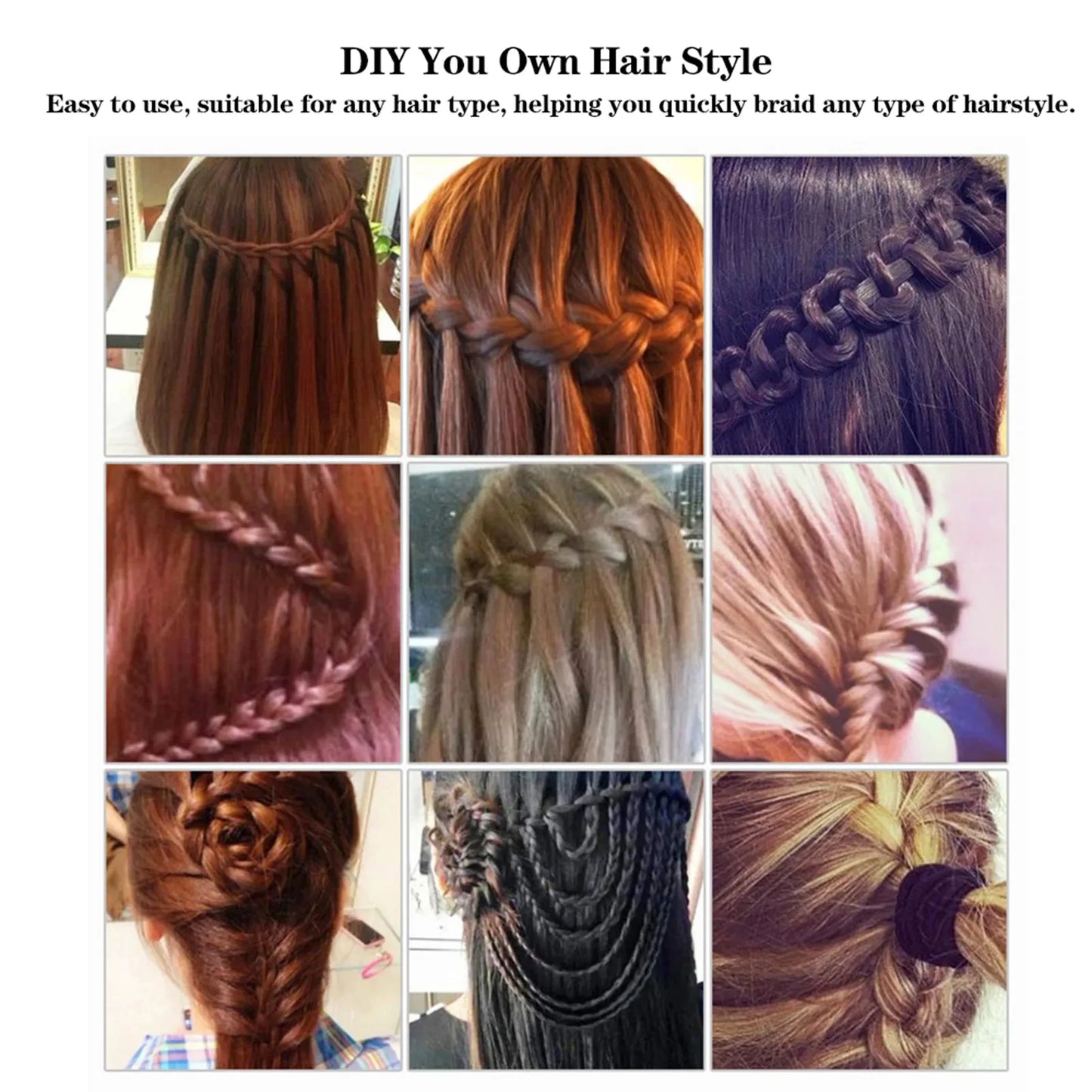 Electric Hair Braider Styling Braiding Machine Quick Braid Tool