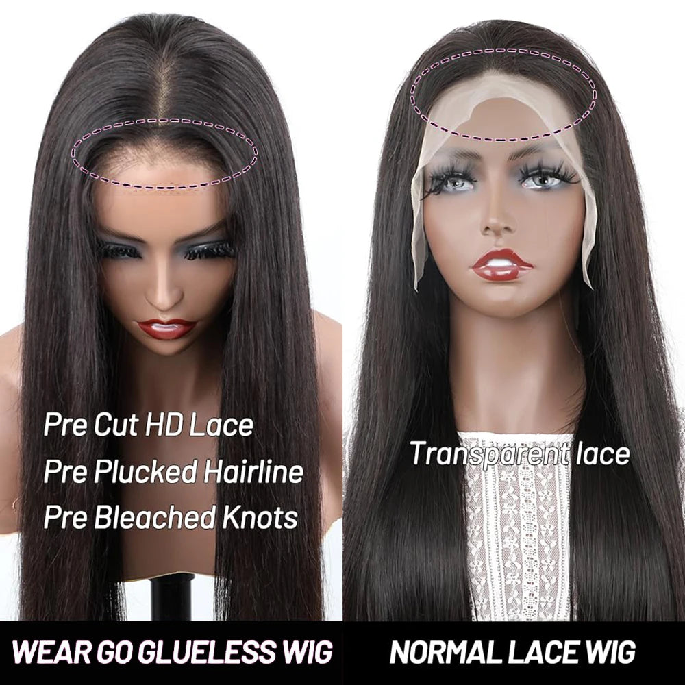 Glueless Ready To Wear Lace Lace Front Brazilian Human Hair