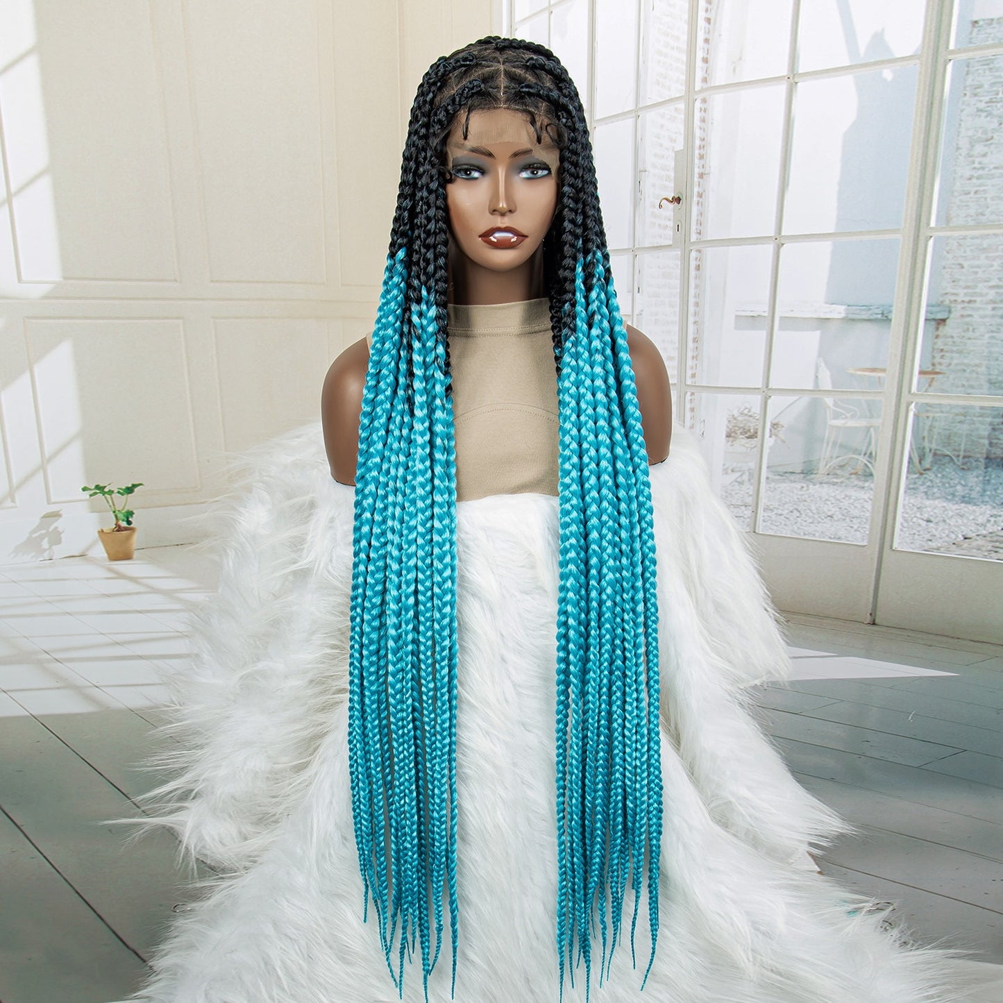 Full Lace Cornrow Box Braids Wigs - Supreme Lush Hair