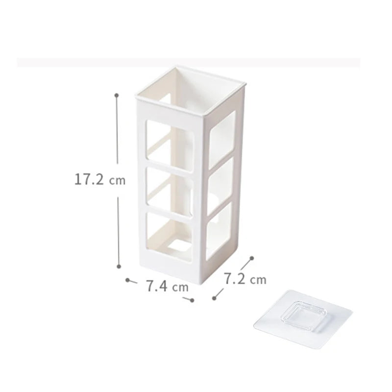 Wall Mounted Holder Hair Dryer Holders Hair Curler Stick Storage Box Hollow Bathroom Shelves Hairdressing Tools Organizer
