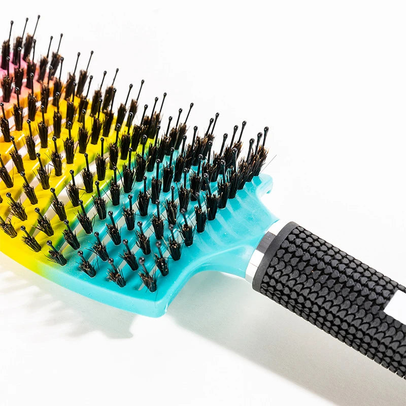 Hair Scalp Massage Comb Wet Curly Detangle Hair Brush Styling Tool