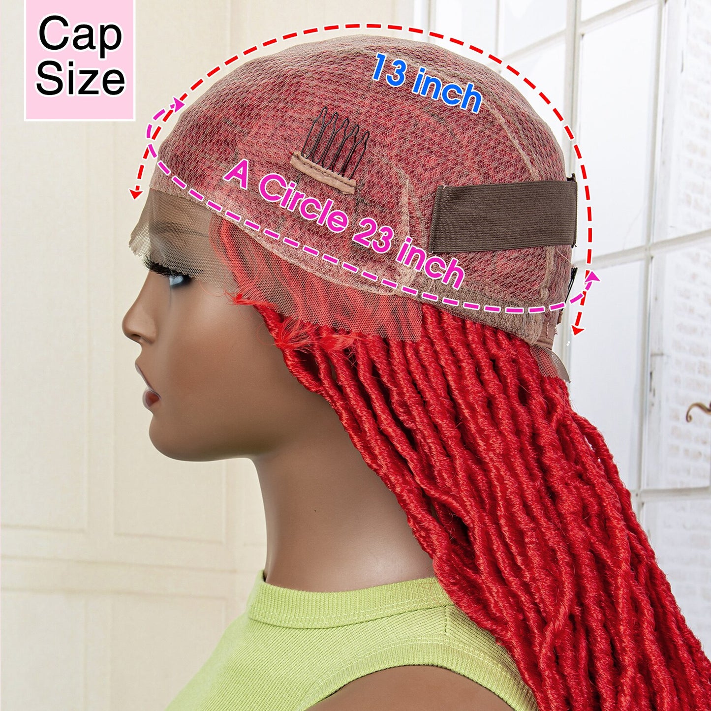 Lace Knotless Dreadlock Synthetic Full Lace Frontal Wigs - Supreme Lush Hair