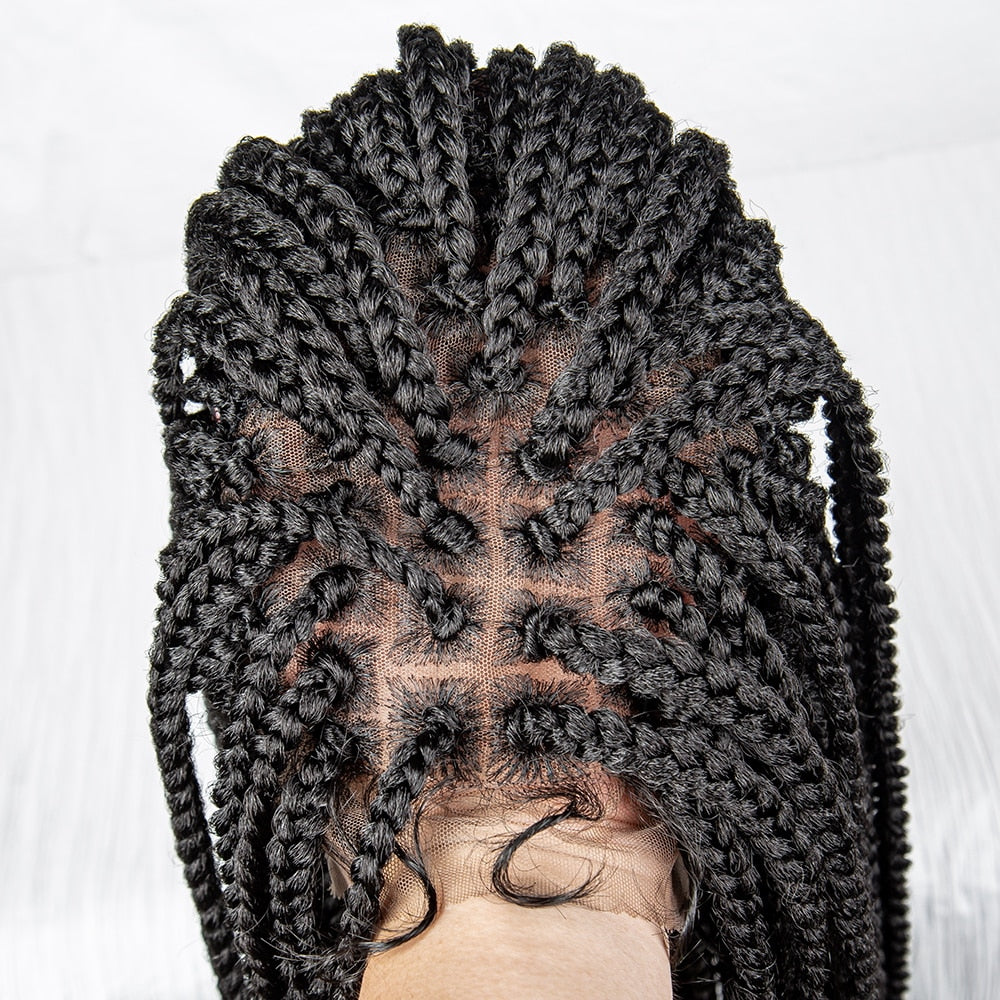 36 Inches Lace Front Braided Wigs - Supreme Lush Hair